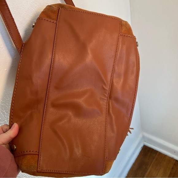 Shiraleah Marlow Satchel Bag Rust Tan - Picture 9 of 11